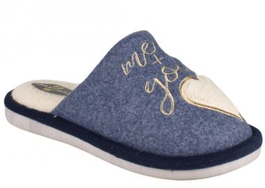 Γυναικείες Παντόφλες Σπιτιού | Υφαντίδης | 267224| Μπλε - Υφαντίδης - 